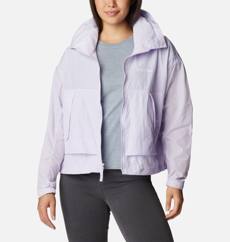 Women’s Paracutie Windbreaker, Color: Purple Tint, image 9