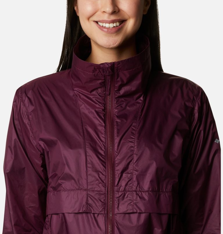 Sunny City Windbreaker | 616 | L, Color: Marionberry, image 4