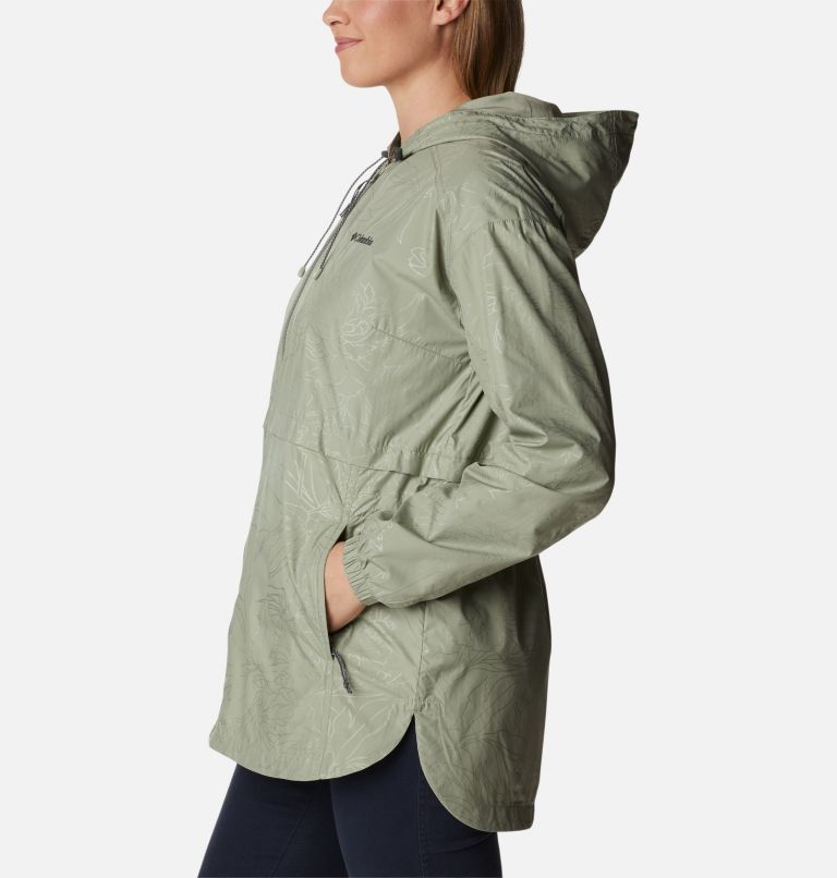 Manteau à capuchon Auroras Wake III Femme, Color: Safari Leafy Lines Emboss, image 3
