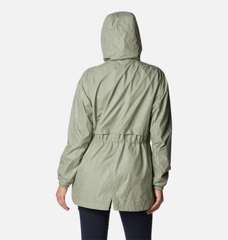 Manteau à capuchon Auroras Wake III Femme, Color: Safari Leafy Lines Emboss, image 2