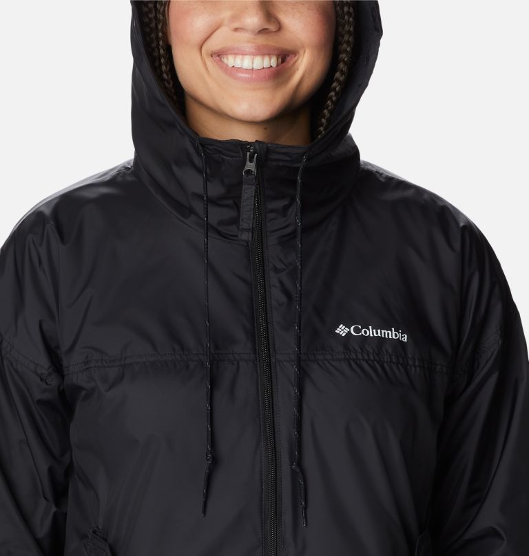 Women's Flash Challenger Fleece Lined Windbreaker Jacket, Color: Black, image 4