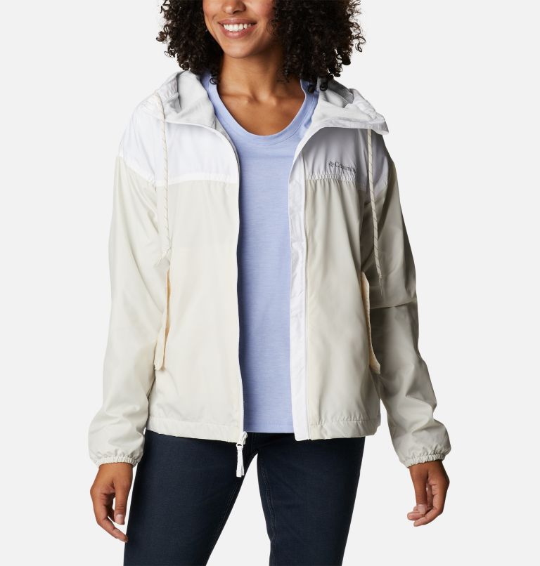 Women's Flash Challenger Fleece Lined Windbreaker Jacket, Color: Chalk, White, image 6