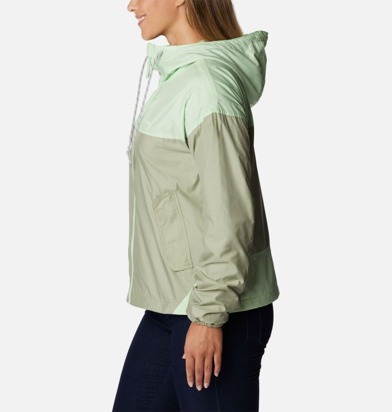 Thumbnail: Women's Flash Challenger Fleece Lined Windbreaker Jacket, Color: Safari, Key West, image 3