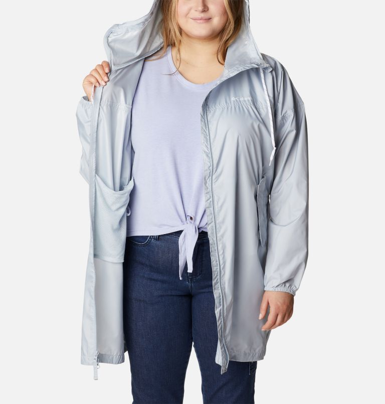 Coupe-vent long Flash Challenger Femme - Grandes tailles, Color: Cirrus Grey, image 5