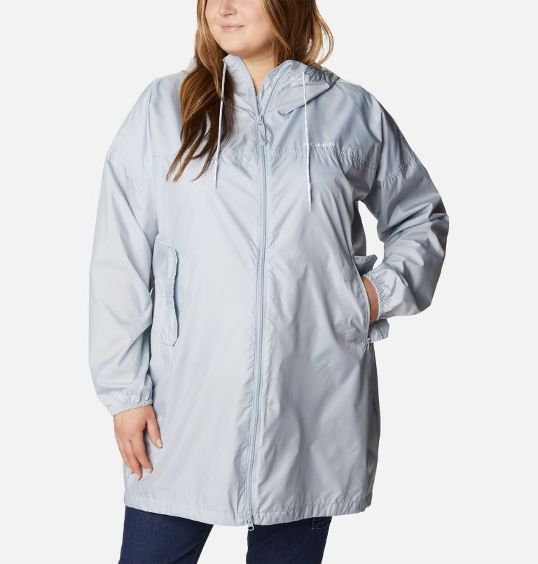 Coupe-vent long Flash Challenger Femme - Grandes tailles, Color: Cirrus Grey, image 1