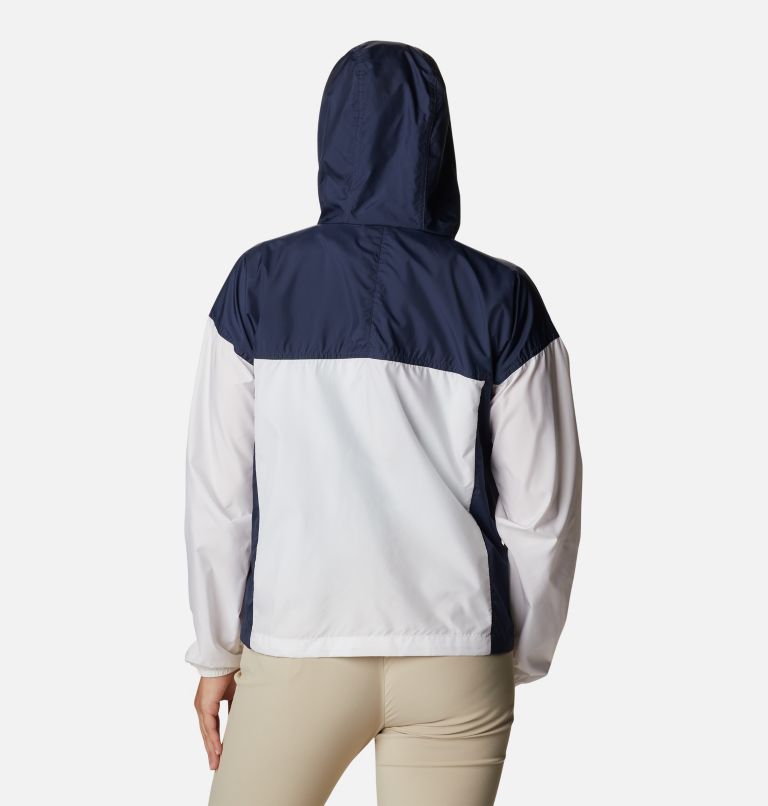 Women's Flash Challenger Novelty Windbreaker Jacket, Color: White, Nocturnal, image 2