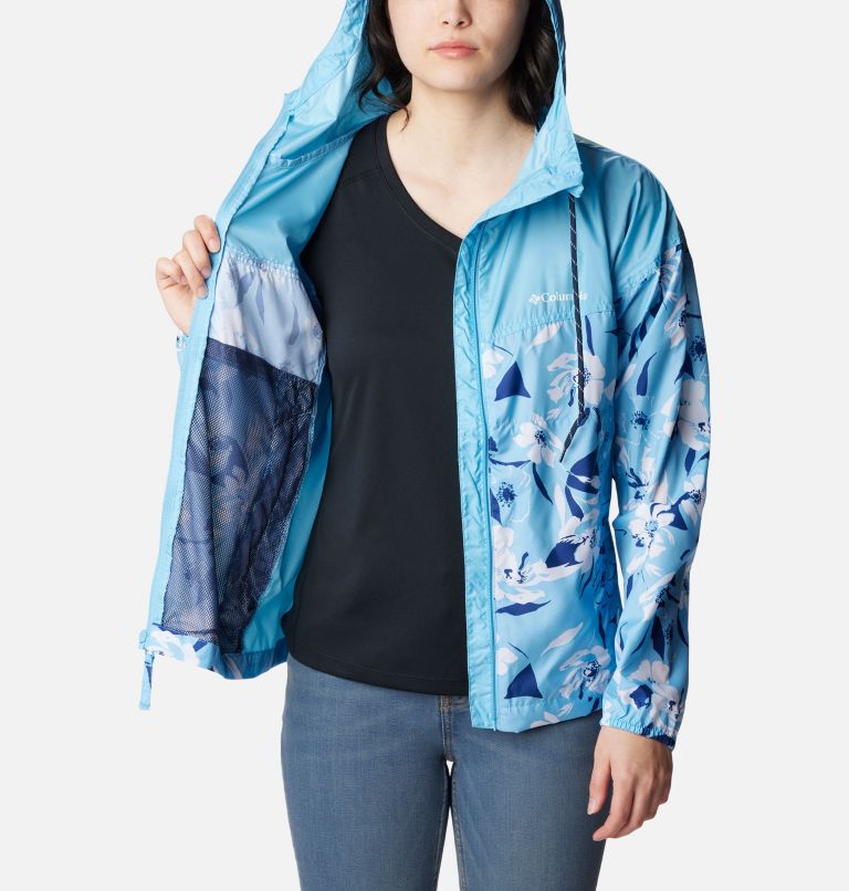 Flash Challenger Novelty Windbreaker | 456 | XL, Color: Vista Blue Pop Flora Tonal Print, image 5