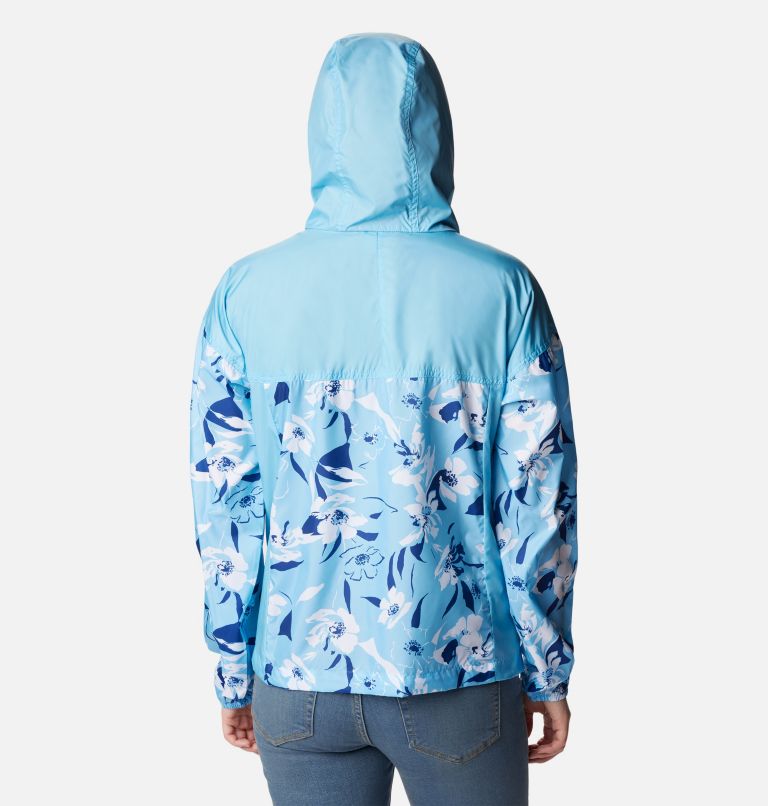 Flash Challenger Novelty Windbreaker | 456 | XL, Color: Vista Blue Pop Flora Tonal Print, image 2