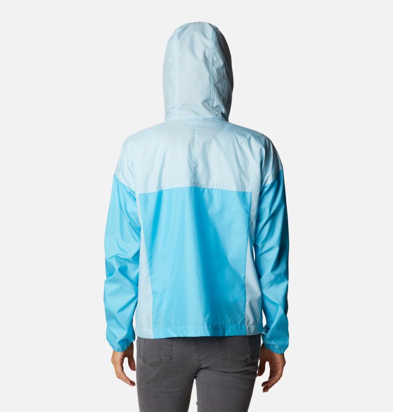 Women’s Flash Challenger Novelty Windbreaker, Color: Atoll, Spring Blue, image 2