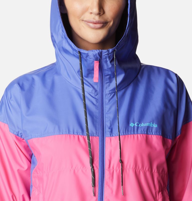Women’s Flash Challenger Novelty Windbreaker, Color: Wild Geranium, Purple Lotus, image 4
