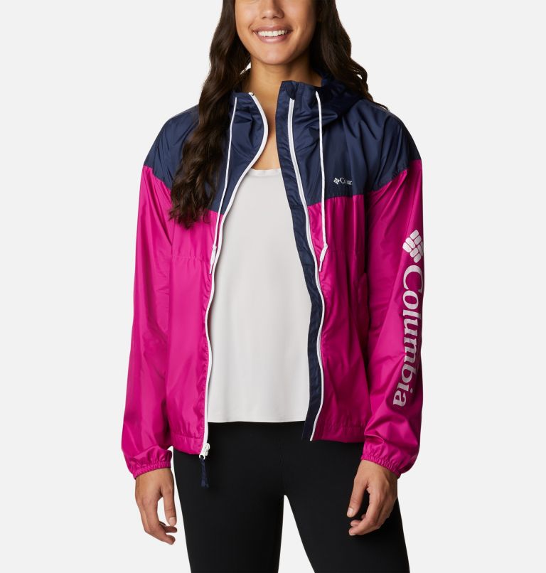 Flash Challenger Novelty Windbreaker | 666 | XS, Color: Wild Fuchsia, Nocturnal, image 6