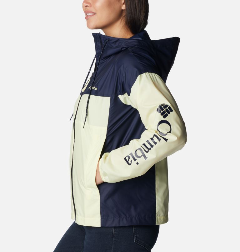 Women’s Flash Challenger Novelty Windbreaker, Color: Endive, Dark Nocturnal, image 3
