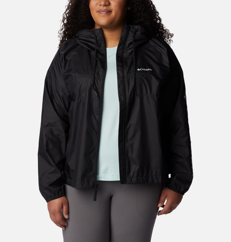 Women's Flash Challenger Novelty Windbreaker Jacket - Plus Size, Color: Black, image 6