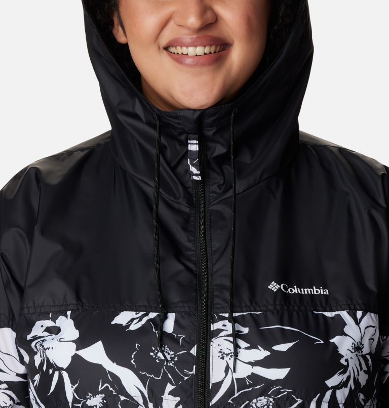 Women s Flash Challenger Novelty Windbreaker Jacket Plus Size Columbia Sportswear