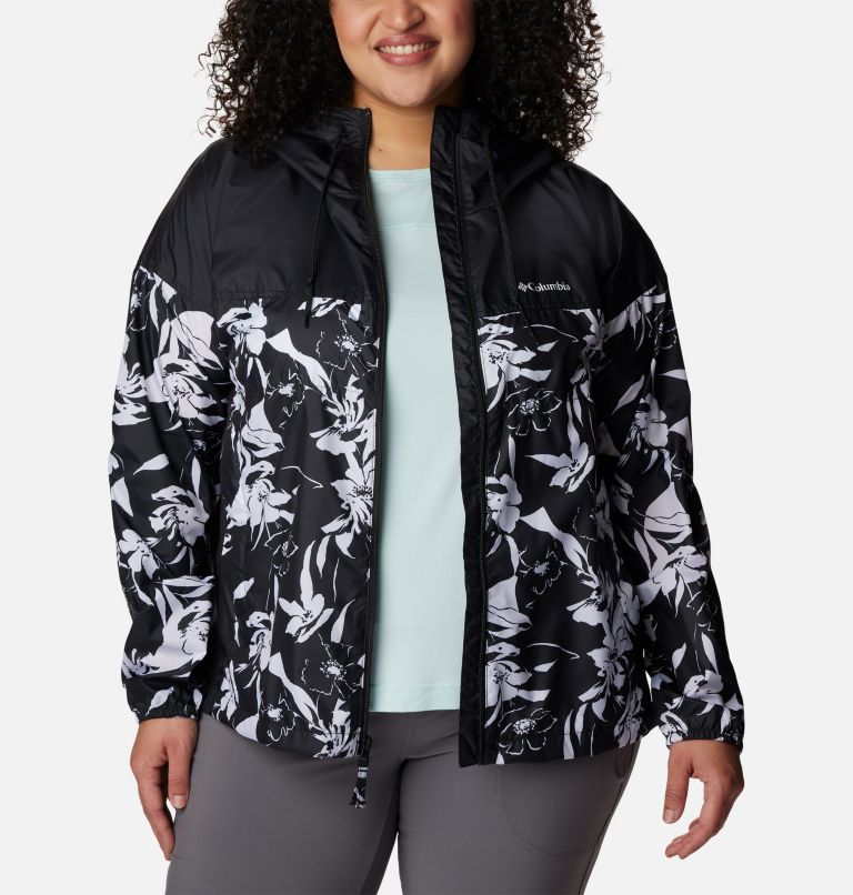 Flash Challenger Novelty Windbreaker | 013 | 3X, Color: Black Pop Flora Print, image 6