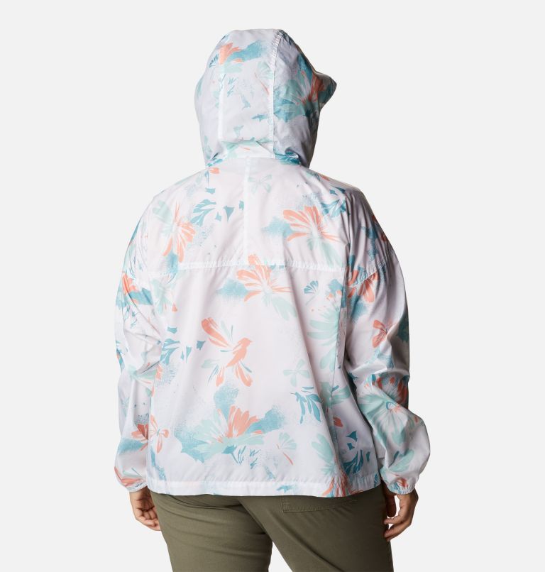 Coupe-vent Flash Challenger Novelty Femme - Grandes tailles, Color: White Daisy Party Print, image 2