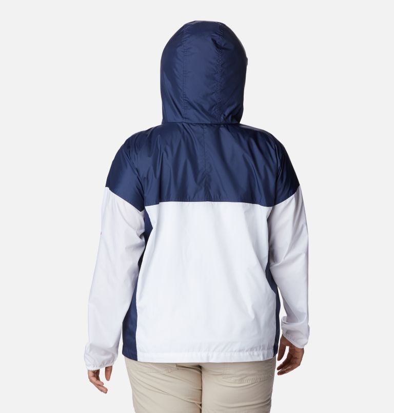 Women's Flash Challenger Novelty Windbreaker Jacket - Plus Size, Color: White, Nocturnal, image 2