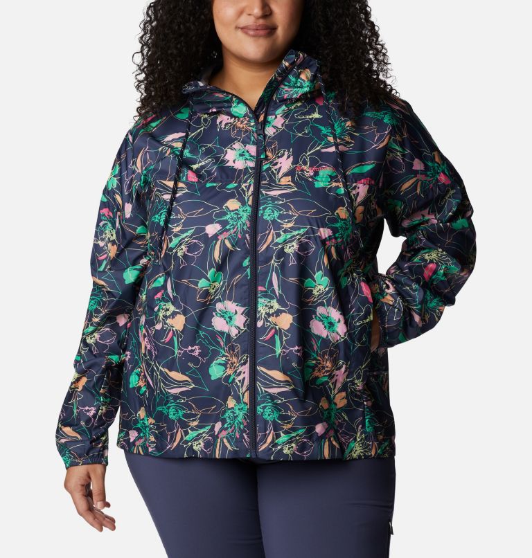 Flash Challenger Novelty Windbreaker | 470 | 2X, Color: Nocturnal Poplines Print, image 1