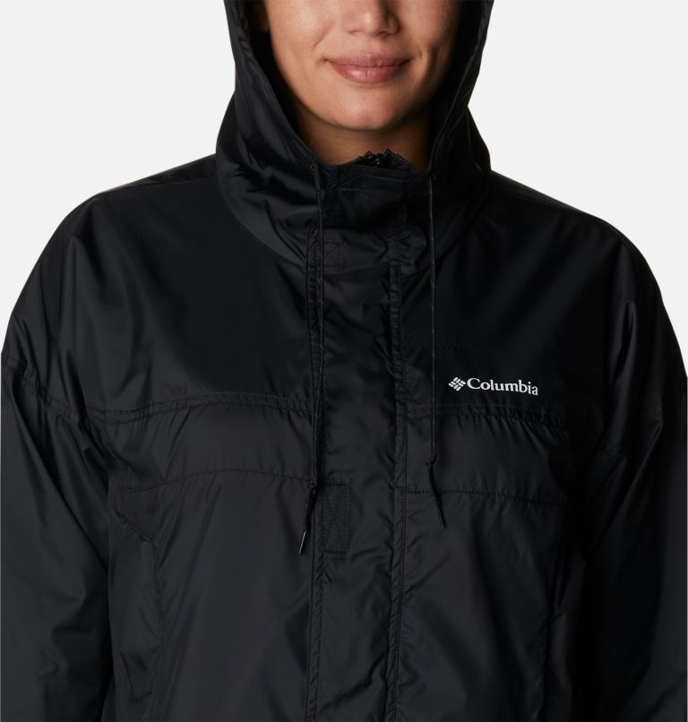 Columbia Flash Challenger cropped windbreaker jacket in black