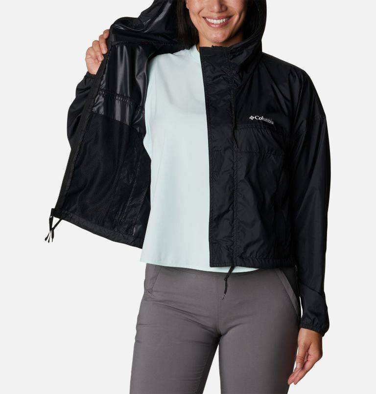 Women's Flash Challenger Cropped Windbreaker Jacket, Color: Black, image 5
