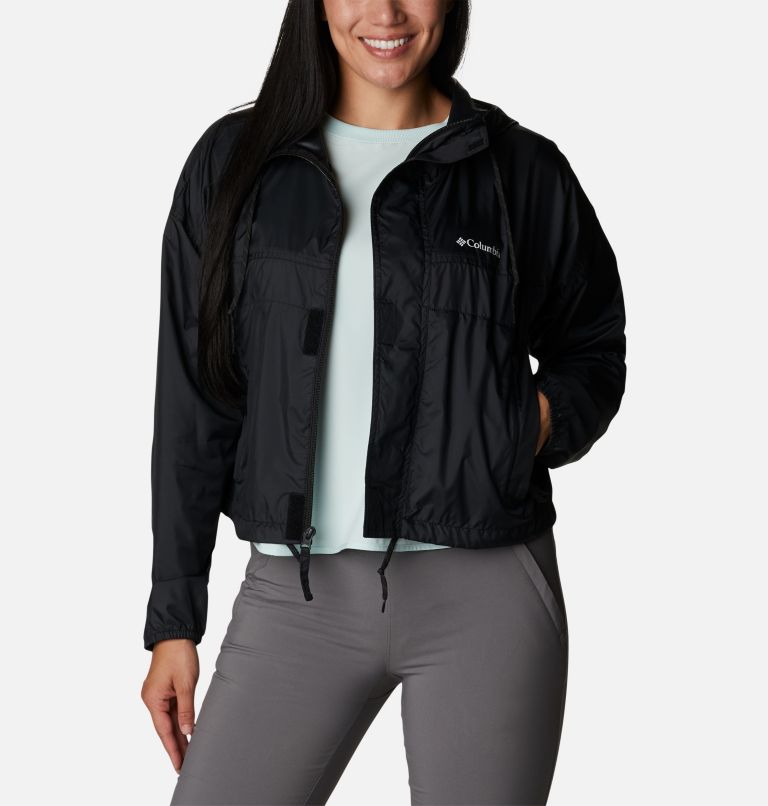 Women's Flash Challenger Cropped Windbreaker Jacket, Color: Black, image 6