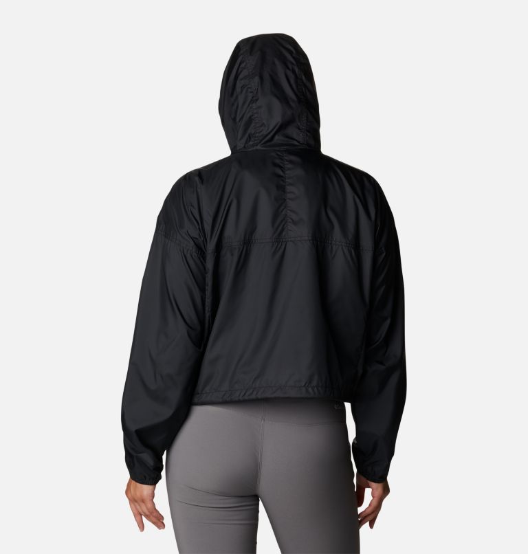 Thumbnail: Flash Challenger Cropped Windbreaker | 010 | S, Color: Black, image 2