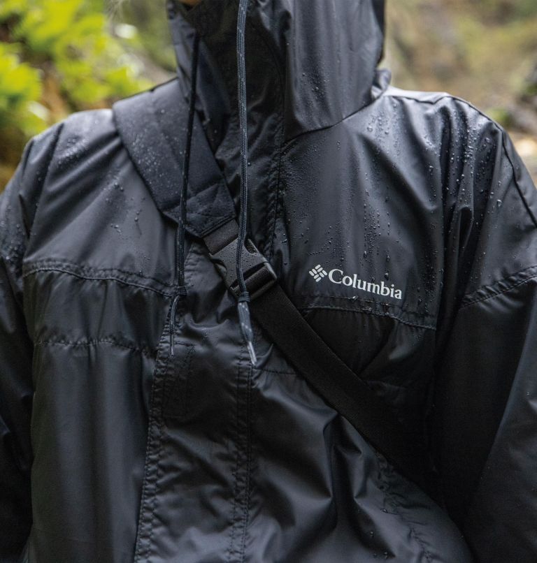 Columbia black shop windbreaker jacket