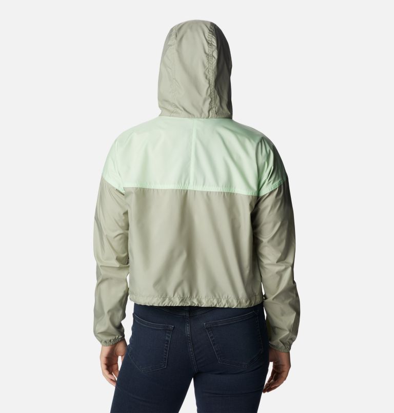 Women’s Flash Challenger Cropped Windbreaker, Color: Safari, Key West, image 2