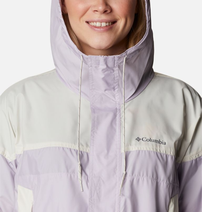 Columbia Flash Challenger cropped windbreaker jacket in lilac