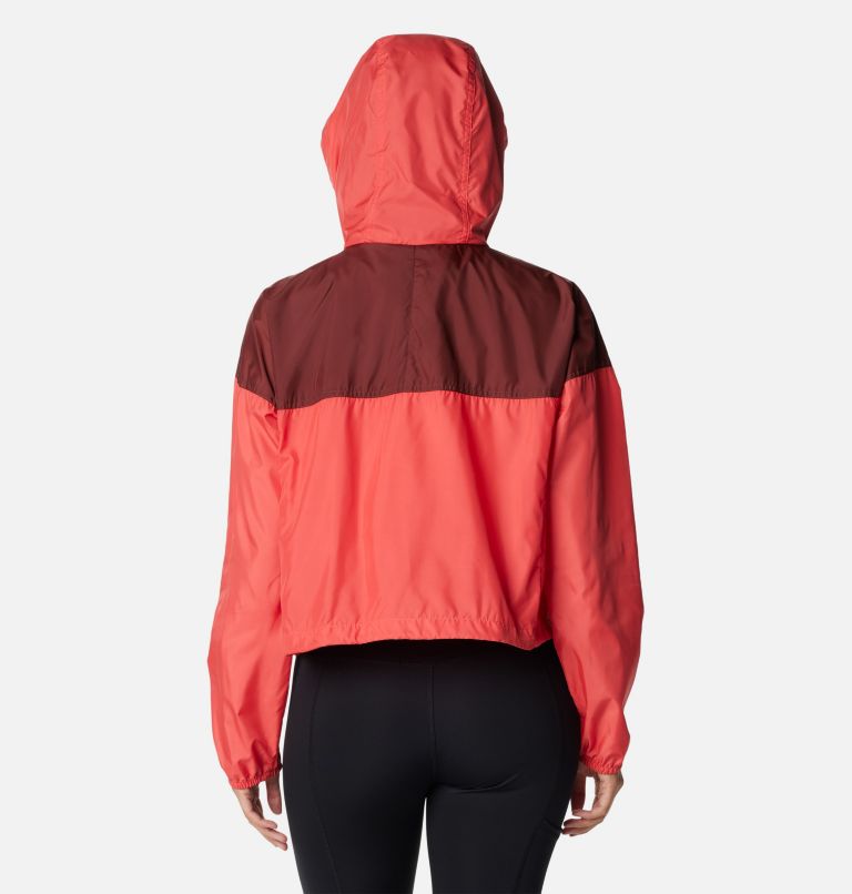 Columbia Flash Challenger cropped windbreaker jacket in black