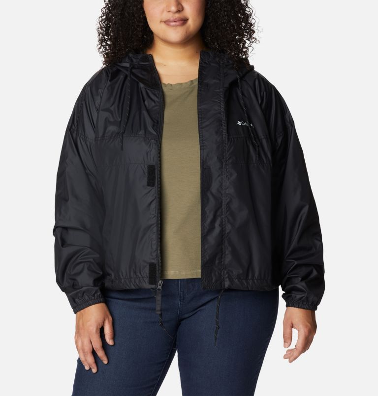 Women's Flash Challenger Cropped Windbreaker - Plus Size, Color: Black, image 6