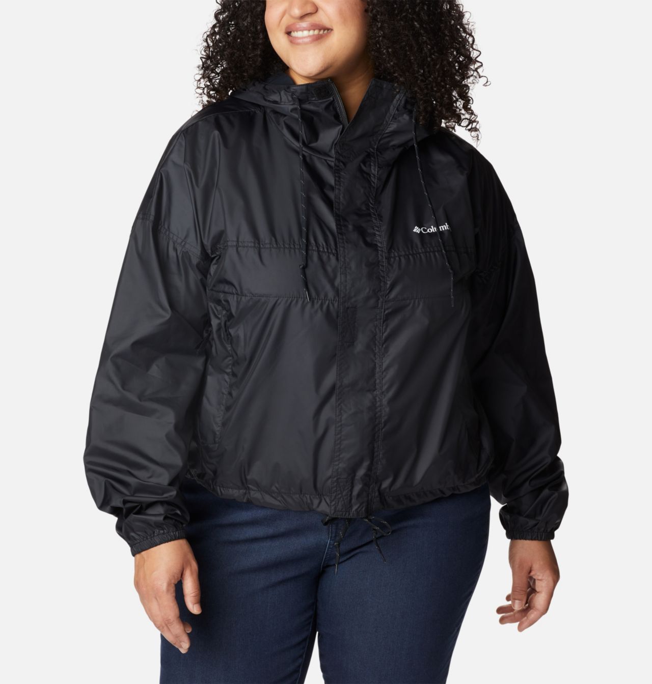 Women's Flash Challenger™ Cropped Windbreaker - Plus Size 1