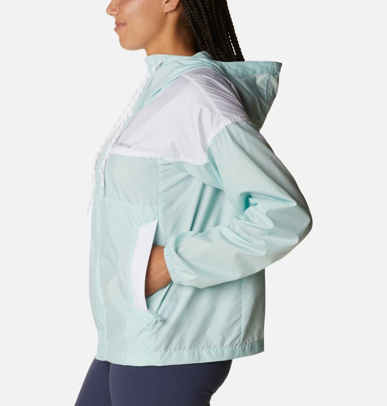 Women's Flash Challenger Windbreaker, Color: Icy Morn, White, image 3