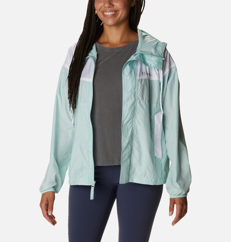Thumbnail: Women's Flash Challenger Windbreaker, Color: Icy Morn, White, image 6