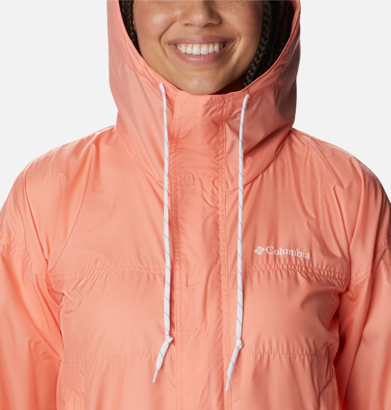 Thumbnail: Women's Flash Challenger Windbreaker, Color: Coral Reef, image 4