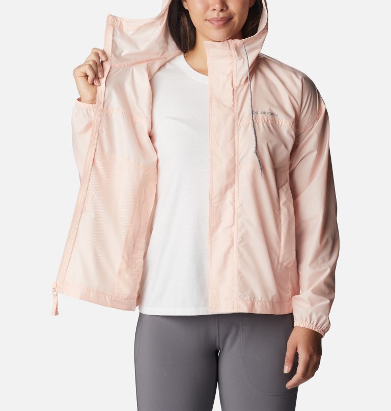 Women's Flash Challenger Windbreaker, Color: Peach Blossom, image 5