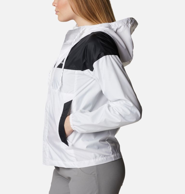 Black and white windbreaker womens sale