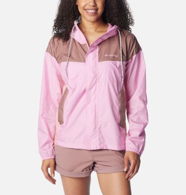 JAQUETA FEMININA FLASH FORWARD WINDBREAKER ROSA RAZZLE - COLUMBIA