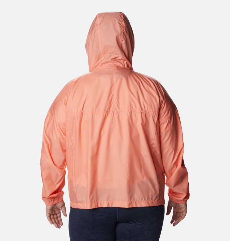 Thumbnail: Women's Flash Challenger Windbreaker - Plus Size, Color: Coral Reef, image 2