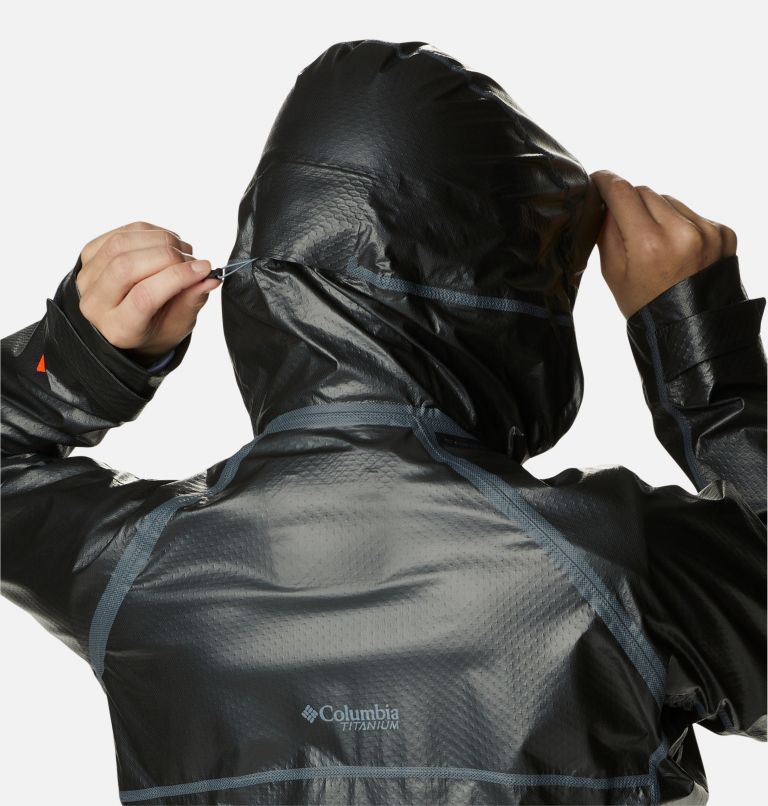 Chaqueta shell impermeable de malla con capucha OutDry Extreme para mujer, Color: Black, image 6
