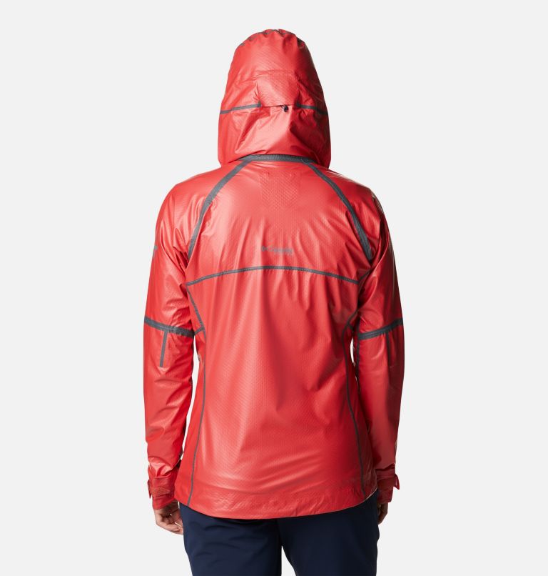 Women's OutDry Extreme Mesh Shell Jacket, Color: Red Hibiscus, image 2