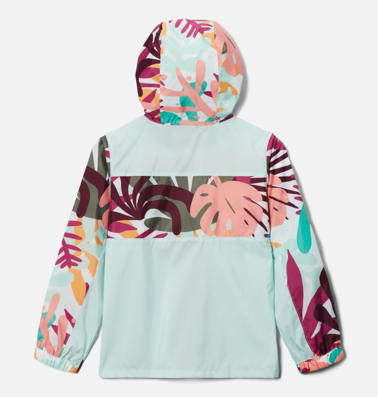 Kids' Glennaker Springs Jacket, Color: White In The Leaves, Icy Morn