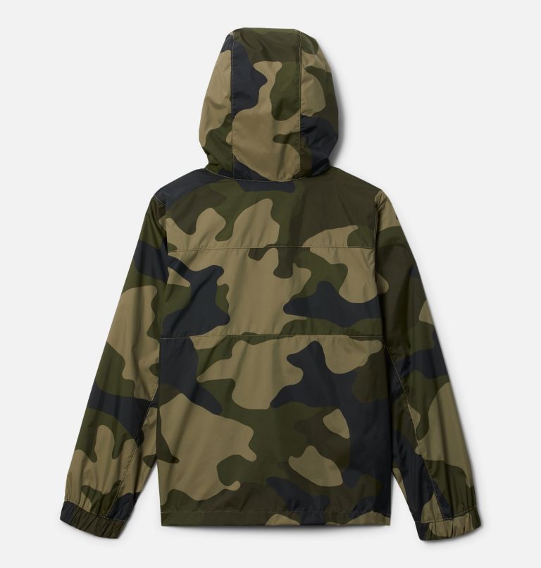 Kids' Glennaker Springs Jacket, Color: Stone Green Mod Camo, image 2