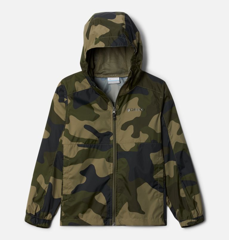 Kids' Glennaker Springs Jacket, Color: Stone Green Mod Camo, image 1