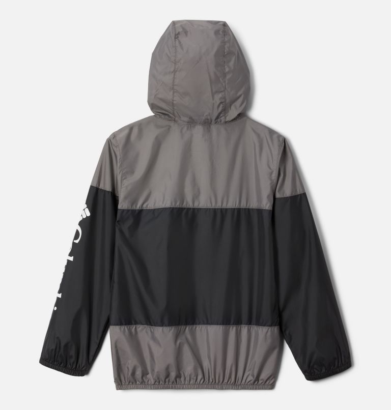 White and grey outlet windbreaker