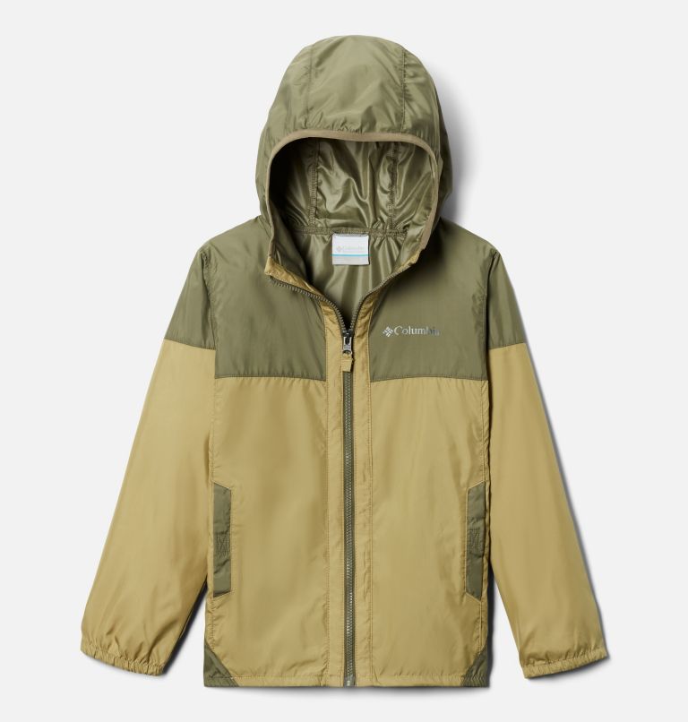 Thumbnail: Youth Flash Challenger Windbreaker, Color: Savory, Stone Green, image 1