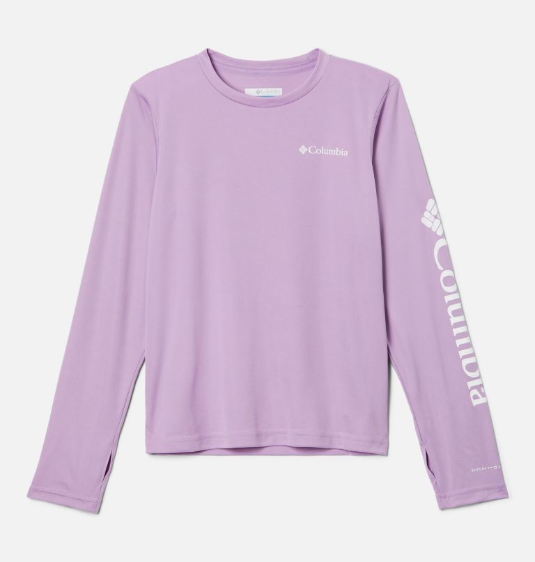Girls' Fork Stream Long Sleeve Shirt, Color: Gumdrop, image 1