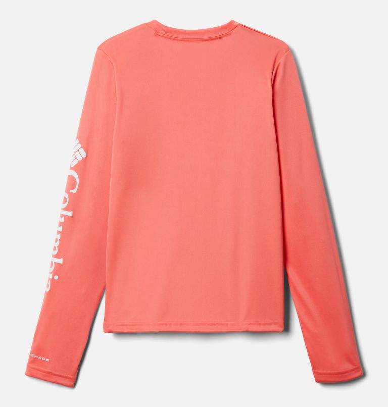Kids' Fork Stream Long Sleeve Shirt, Color: Blush Pink, image 2