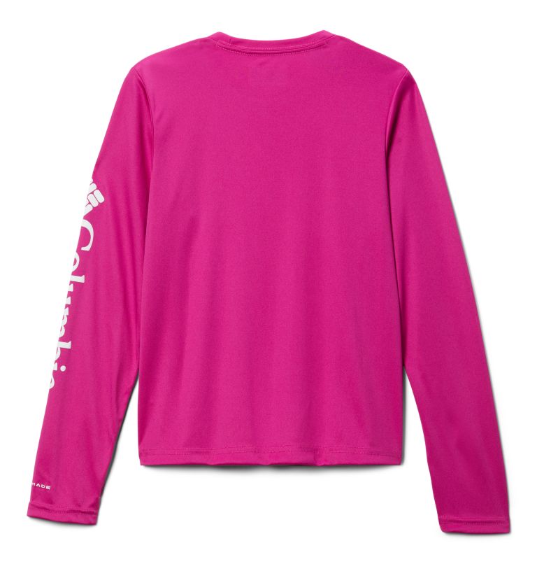 Thumbnail: Kids' Fork Stream Long Sleeve Shirt, Color: Wild Fuchsia, image 2