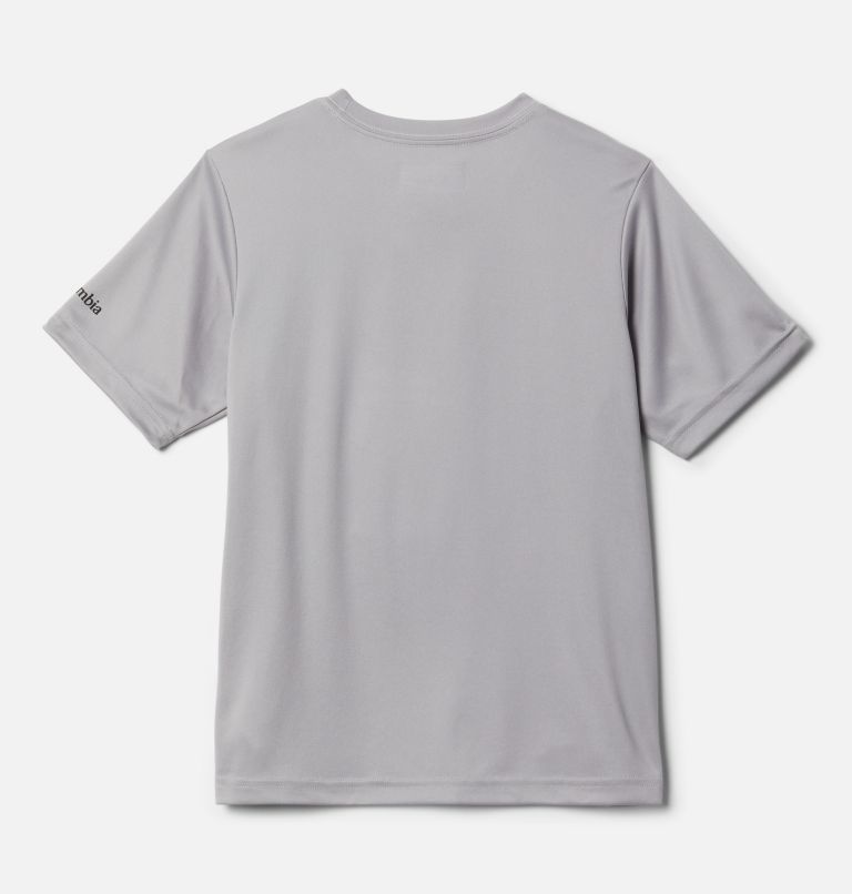 Boys' Grizzly Ridge Short Sleeve Graphic T-Shirt, Color: Columbia Grey Undercover Type, image 2